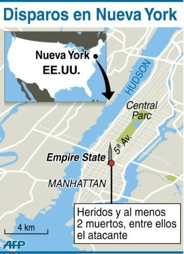 Localización del Empire State Building (AFP | pp)