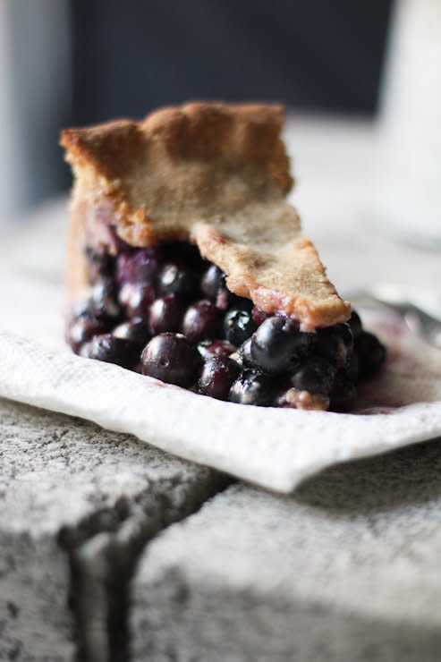 <strong>Get the <a href="http://www.adventures-in-cooking.com/2011/06/buttermilk-blueberry-pie.html" target="_blank">Buttermilk Blueberry Pie</a> recipe from Adventures in Cooking</strong>