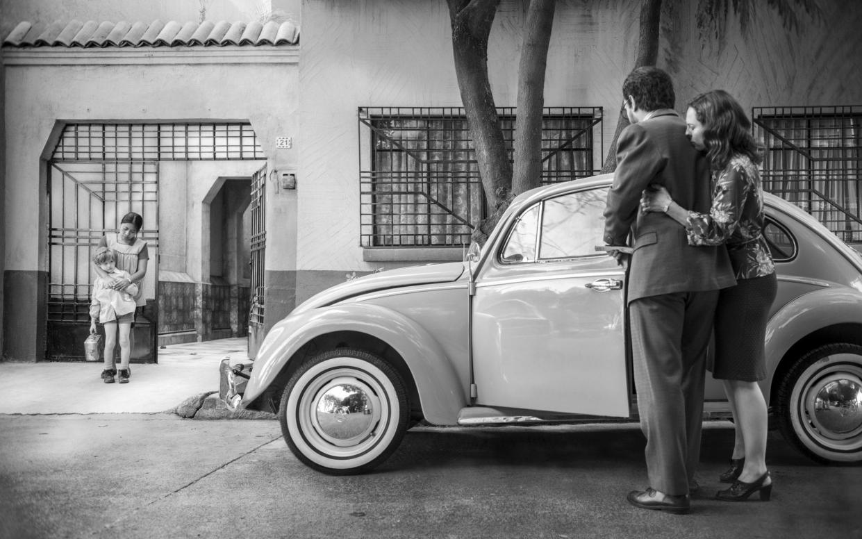 A scene from Roma, the most successful Netflix film to date, which won three Oscars in February and was nominated for seven more - Netflix