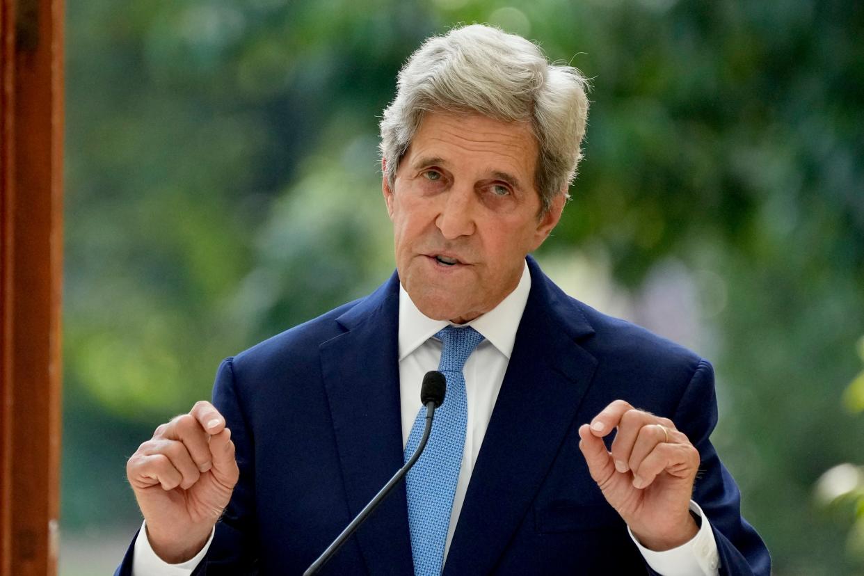 US climate envoy John Kerry. (Copyright 2021 The Associated Press. All rights reserved)
