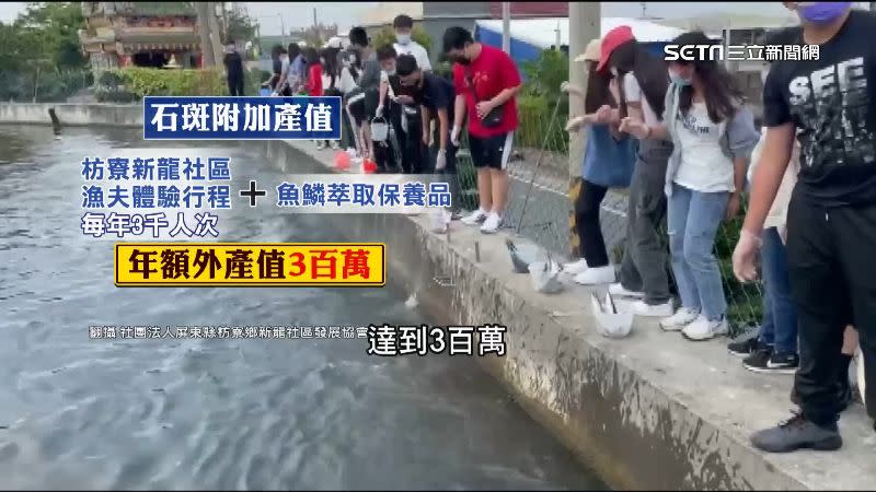 石斑魚的附加產值每年可達3百萬。（圖／翻攝自團法人屏東縣枋寮鄉新龍社區發展協會臉書）