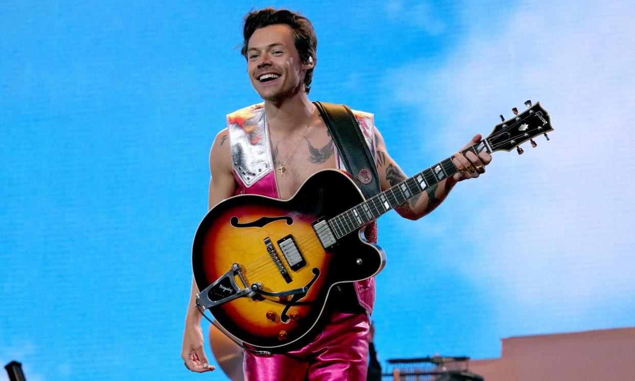 <span>Harry Styles performing at Coachella in California.</span><span>Photograph: Kevin Mazur/Getty Images for Coachella</span>