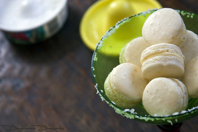 Orange-Lime Margarita Macarons