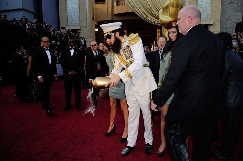 Sasha Baron Cohen bei den Oscars 2012