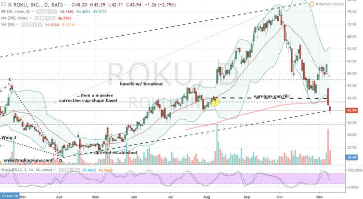 Roku Stock Daily Chart