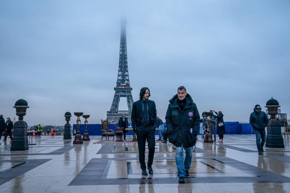 Keanu Reeves and Stahelski