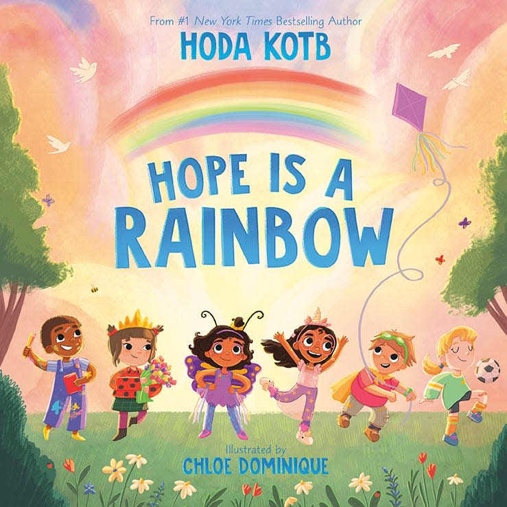 Hoda Kotb dedicates her new book to her daughter, Hope, who will not hesitate to "give you her last blueberry."