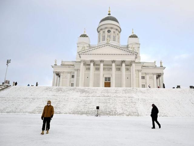 Caos en Suecia, Finlandia y Dinamarca por nieve y frío extremo de hasta 43  grados bajo cero