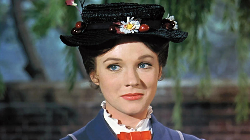 Julie Andrews played the title role in 1964 musical 'Mary Poppins'. (Credit: Disney)