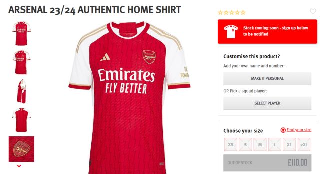 Arsenal Special Authentic Jersey 2023/24