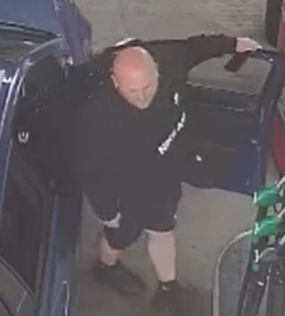 A CCTV capture of a male suspect whom police believe to be Stephen Burden. (West Midlands Police/PA)