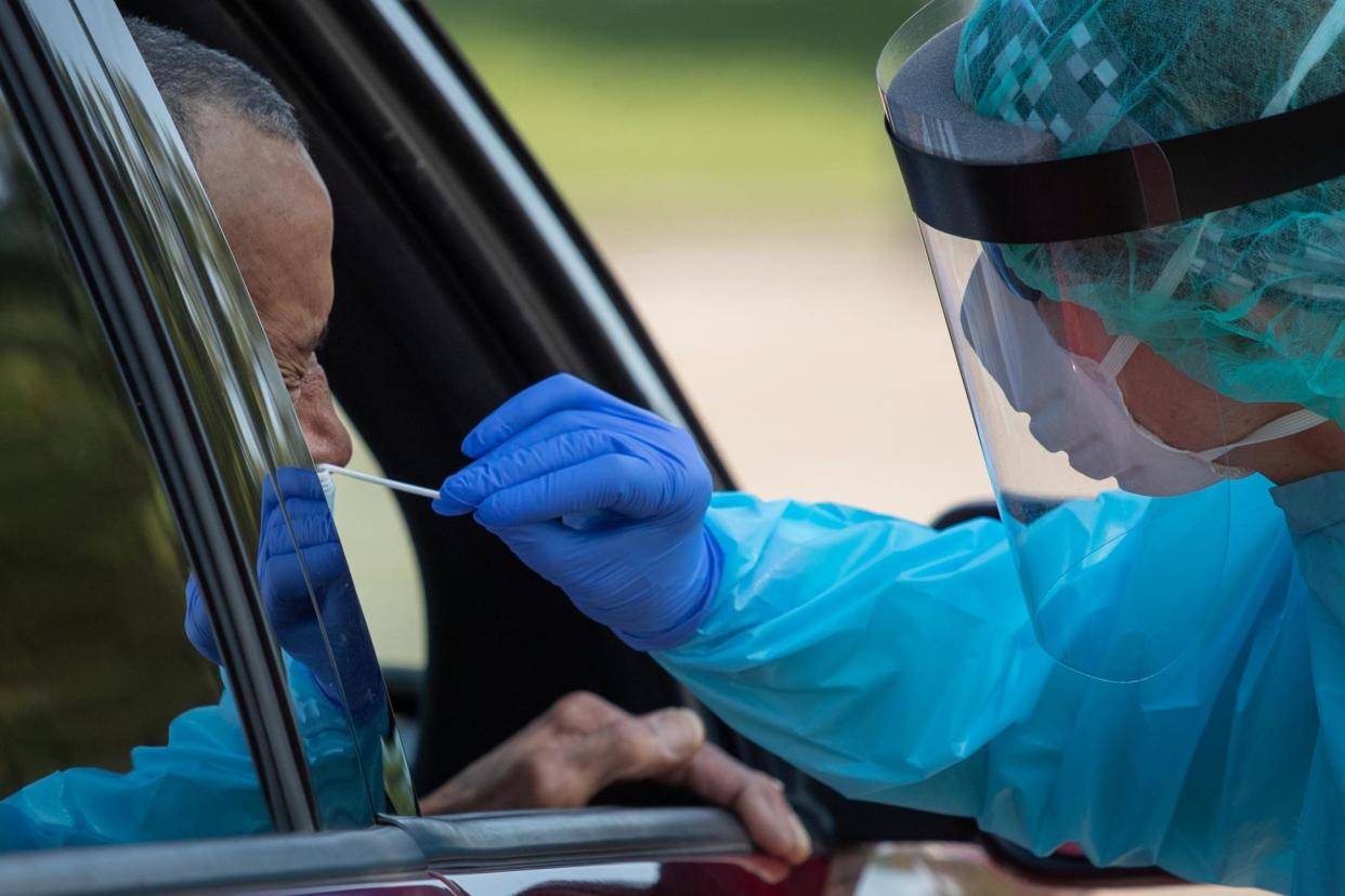 Heathrow Airport hopes to introduce a system where arriving passengers will be able to book swab tests and have results sent to them in seven hours: REUTERS