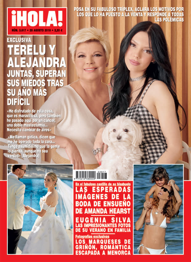 Terelu Campos y su hija Alejandra, protagonistas de la portada de ¡HOLA!