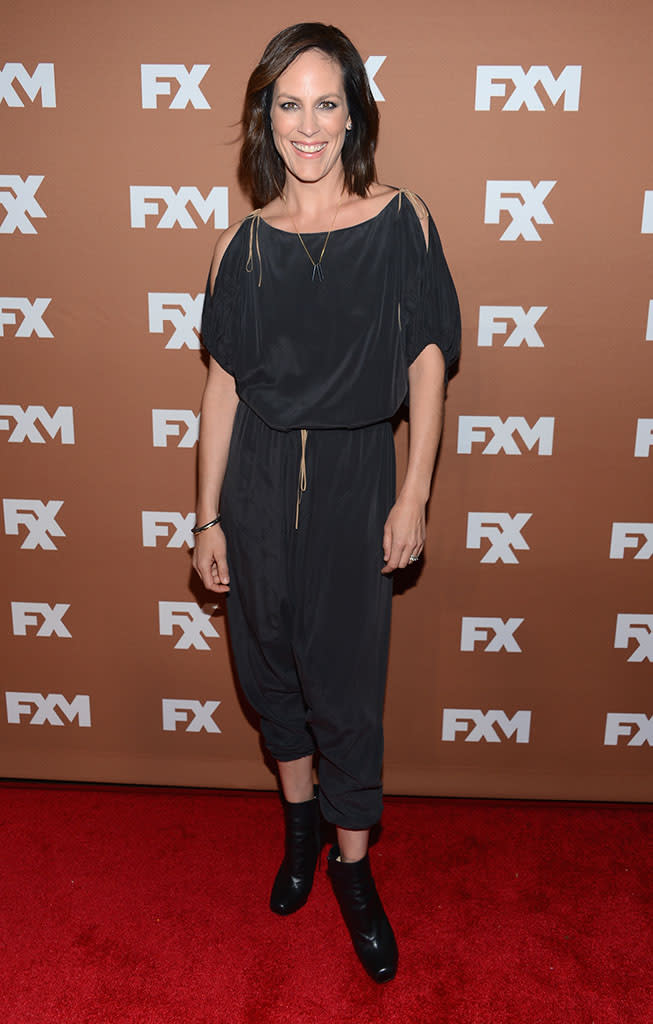 Annabeth Gish attends the 2013 FX Upfront Bowling Event at Luxe at Lucky Strike Lanes on March 28, 2013 in New York City.