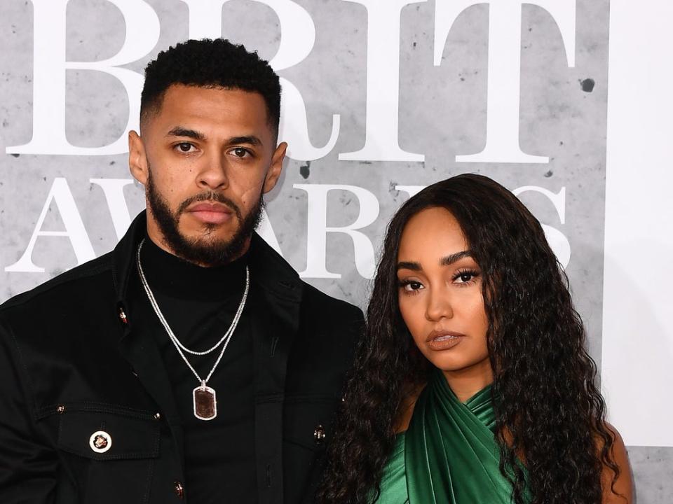 Leigh-Anne Pinnock and her husband, the footballer Andre Gray (Getty Images)