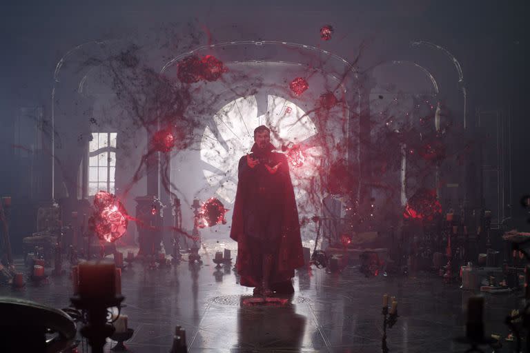 Benedict Cumberbatch as Dr. Stephen Strange in Marvel Studios' DOCTOR STRANGE IN THE MULTIVERSE OF MADNESS. Photo courtesy of Marvel Studios. ©Marvel Studios 2022. All Rights Reserved.