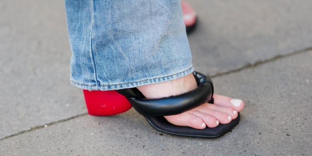 These Stylish Puffy Sandals Are Your Feet's Dream Come True