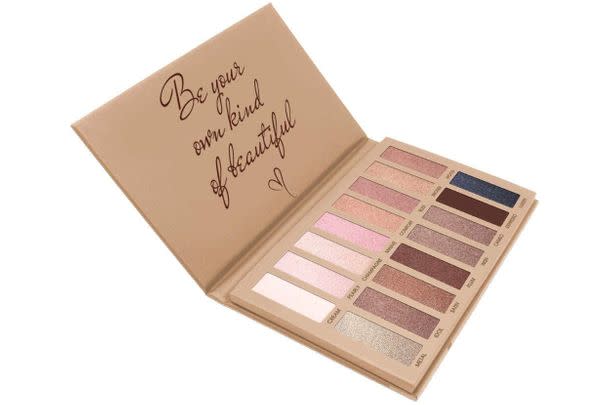 This eyeshadow palette contains a versatile mixture of glam sparkly shades and wearable matte colours. Not bad for less than a tenner, right?