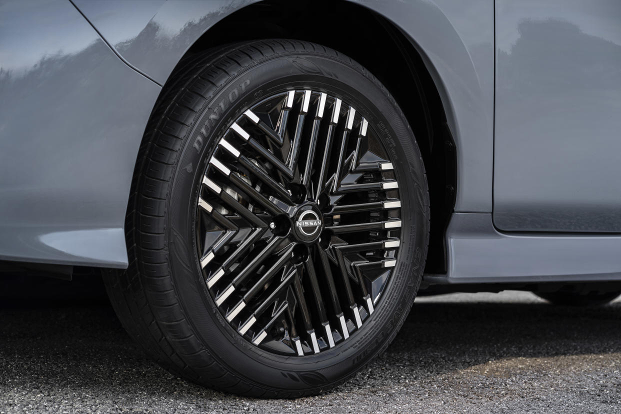 Funky new alloy wheels are introduced as part of this update. (Nissan)