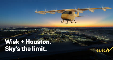 Wisk Aero and Houston Airports partner to bring autonomous air taxis to the Greater Houston area (Graphic: Business Wire)