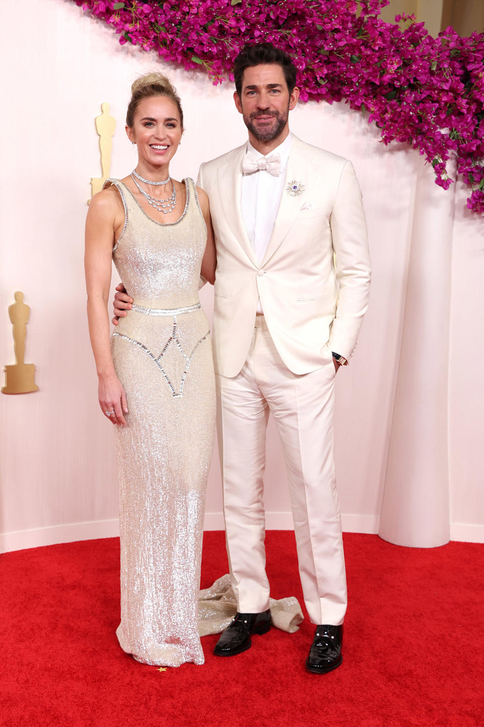 (L-R) Emily Blunt and John Krasinski