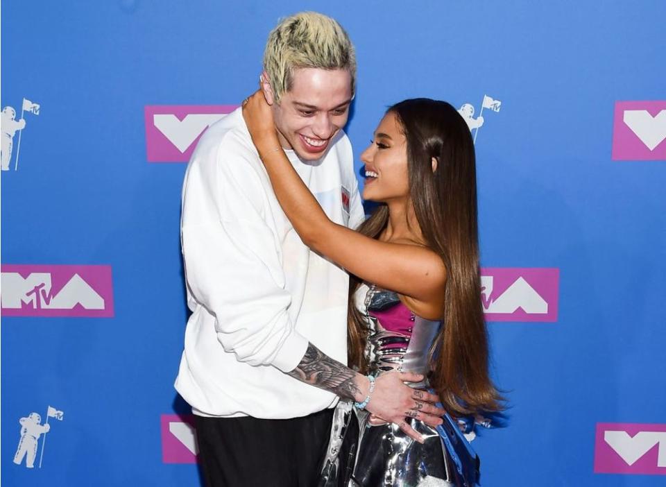 Ariana Grande and Pete Davidson.