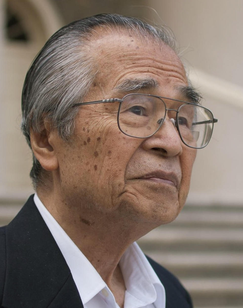 In this undated photo released by the Inamori Foundation, Japanese Masatoshi Nei, an evolutionary biologist at Pennsylvania State University, is shown. The Inamori Foundation on Friday, June 21, 2013, awarded Nei, 82, this year's Kyoto Prize in the basic sciences category for contributing to estimating when diverging of genetic human variations occurred. (AP Photo/The Inamori Foundation)