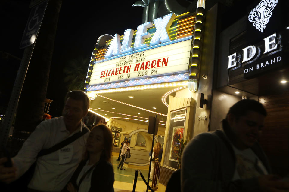 Site of speech of Elizabeth Warren