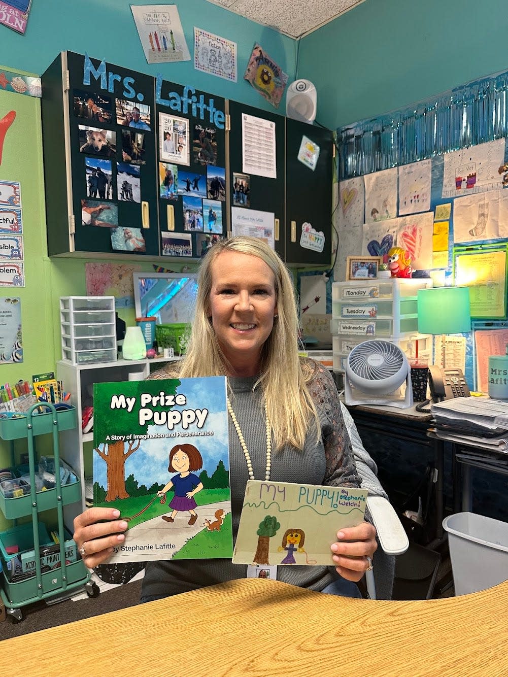 Stephanie Lafitte, a second-grade teacher at Bluewater Elementary School, has recently published a children's book that she wrote in fifth grade