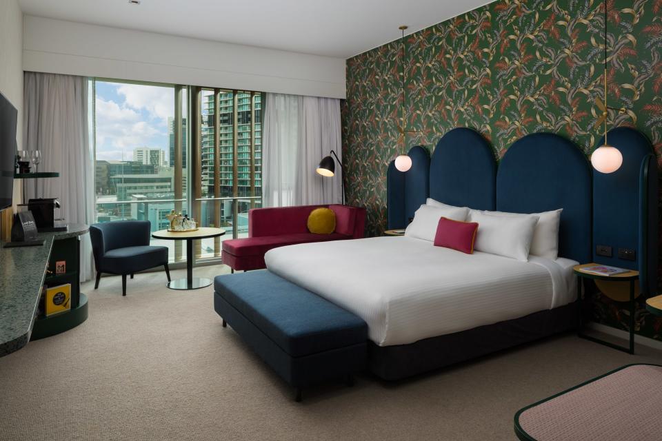 A guest room at Ovolo.