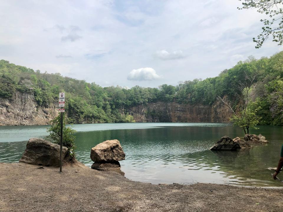 Augusta Quarry, shown April 27, 2021, is part of Knoxville's Urban Wilderness.