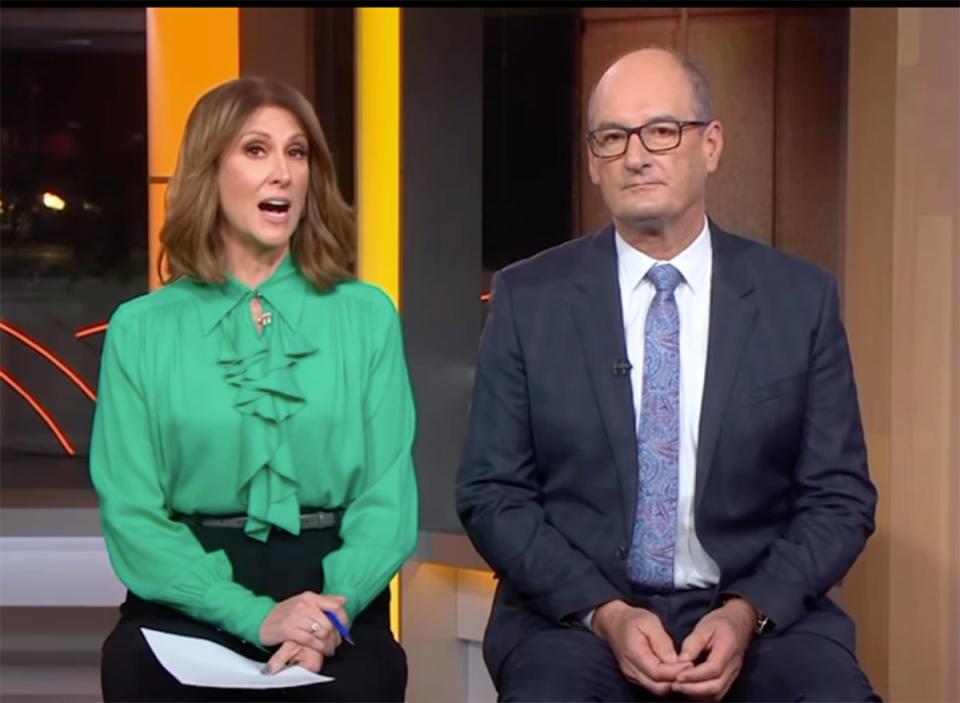 Natalie Barr and Kochie on Sunrise