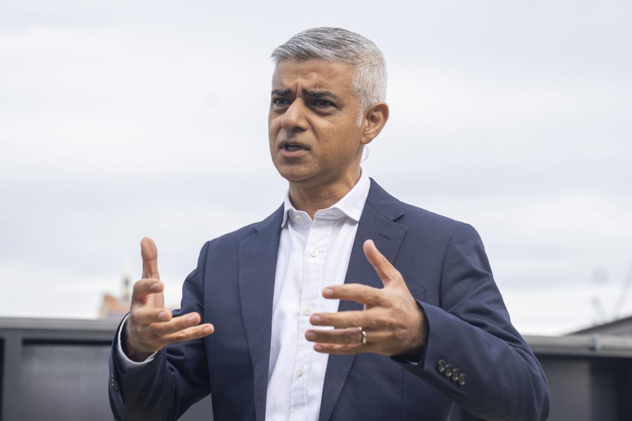 The Mayor said London’s City Hall will be lit up in the colours of the Israeli flag (Danny Lawson/PA) (PA Wire)