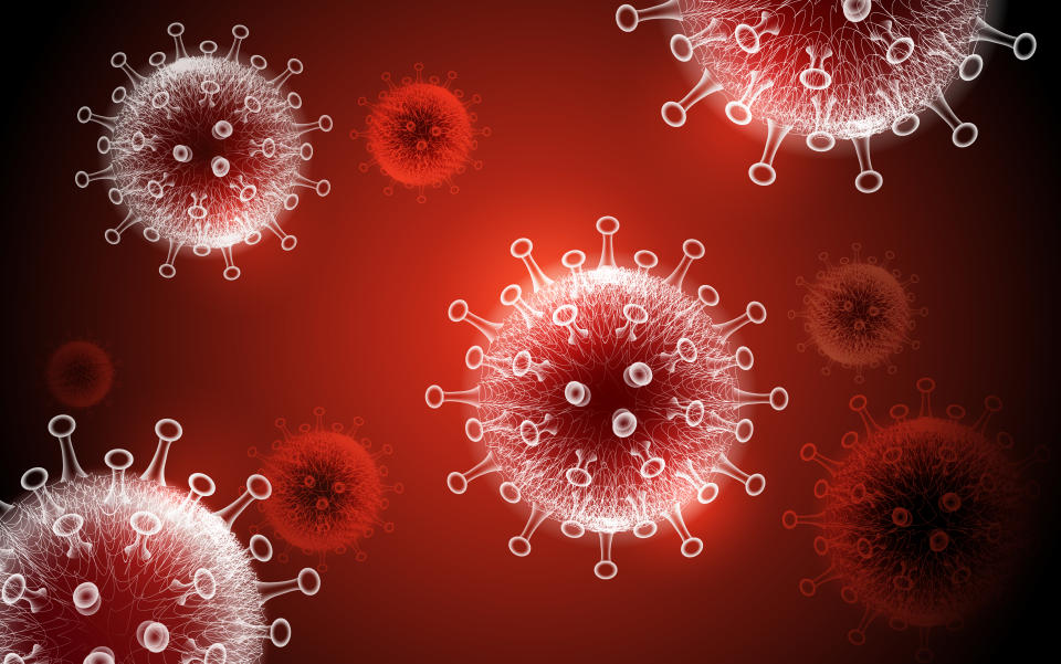 Coronavirus disease COVID-19 infection medical. China pathogen respiratory influenza covid virus cells. New official name for Coronavirus disease named COVID-19, pandemic risk background, illustration