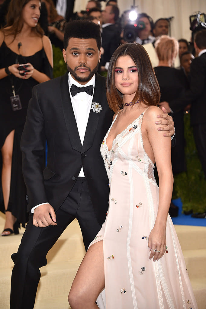 The Weeknd and Selena Gomez