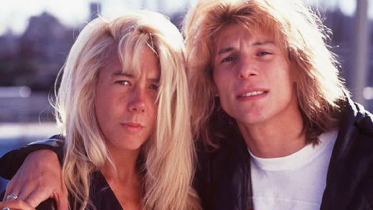 Mariana Nannis y Claudio Caniggia.