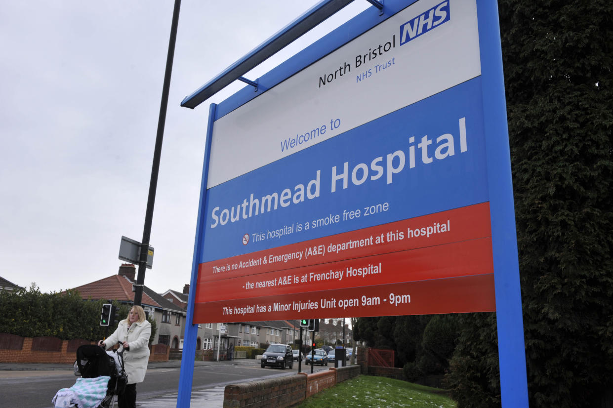 A general view of Southmead Hospital, Bristol. Six cancer patients whose sperm samples were lost when the hospital freezer broke down can claim damages, the Court of Appeal ruled today.