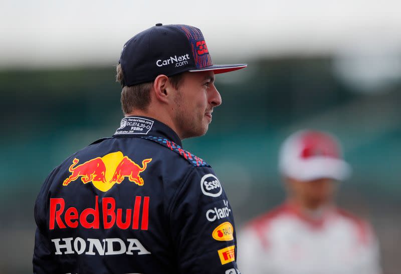 El piloto Max Verstappen de Red Bull en Silverstone Circuit, Silverstone