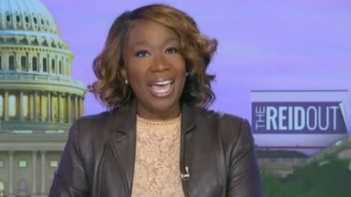 Tuesday night’s episode of “TheReidOut” featured host Joy Reid (above) highlighting a Democratic effort to impose a minimum tax of 15% on companies that report more than $1 billion in profits. (Photo: Screenshot/MSNBC)