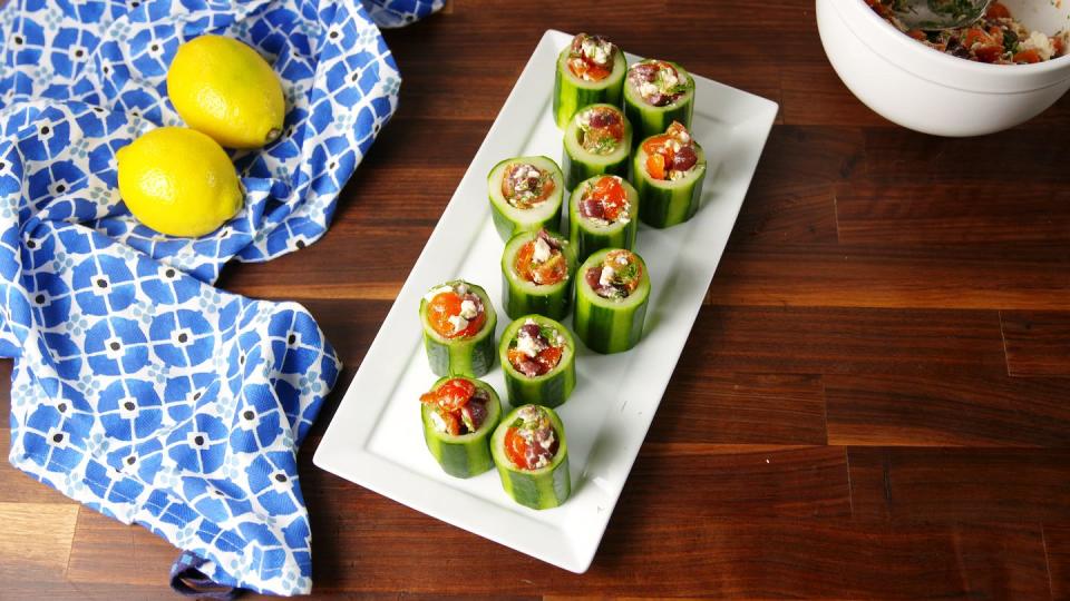 Greek Cucumber Cups