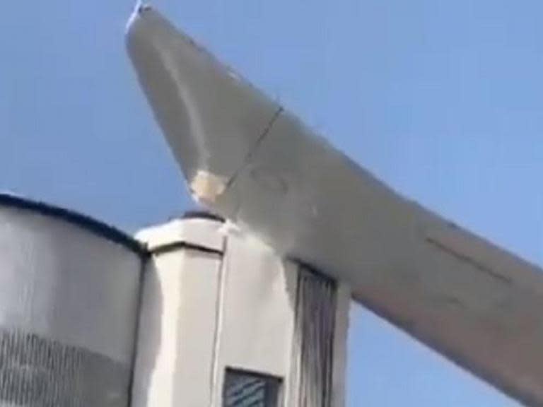 A plane hit a jet bridge at Nice Airport, resulting in a number of delays.A Kuwait Airways Boeing 777 hit a boarding bridge at the South of France airport at around 6pm last night.All passengers and crew were reported to have been safely evacuated from the aircraft and there were no injuries.Video footage shows the left wing of the aircraft crunched into the structure.According to the Kuwait News Agency (KUNA), the incident occurred when a member of ground personnel “committed a mistake in guiding the plane to its parking slot".It's understood that the airline cancelled the return leg of the service and alternative arrangements were made for affected passengers.The national carrier said that wing repairs were underway in order for the aircraft to return to Kuwait as soon as possible.The Independent has approached Kuwait Airways for comment.