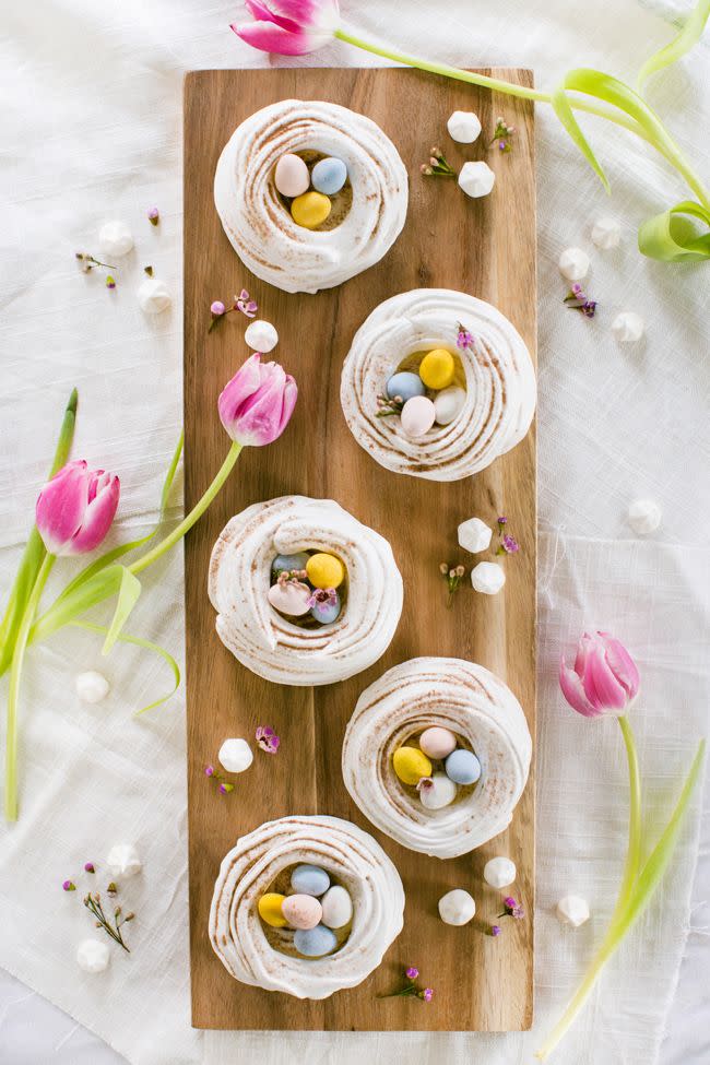 DIY Meringue Nests