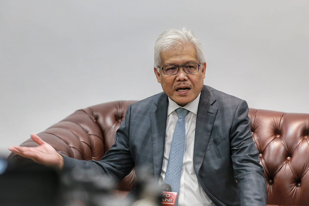 PN secretary-general Datuk Seri Hamzah Zainuddin said negotiations had gone well and by Tuesday latest they will announce the sole candidates they’ve chosen for the respective seats. — Picture by Ahmad Zamzahuri