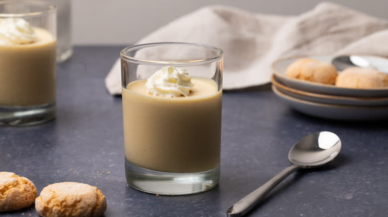 toasted white chocolate mousse