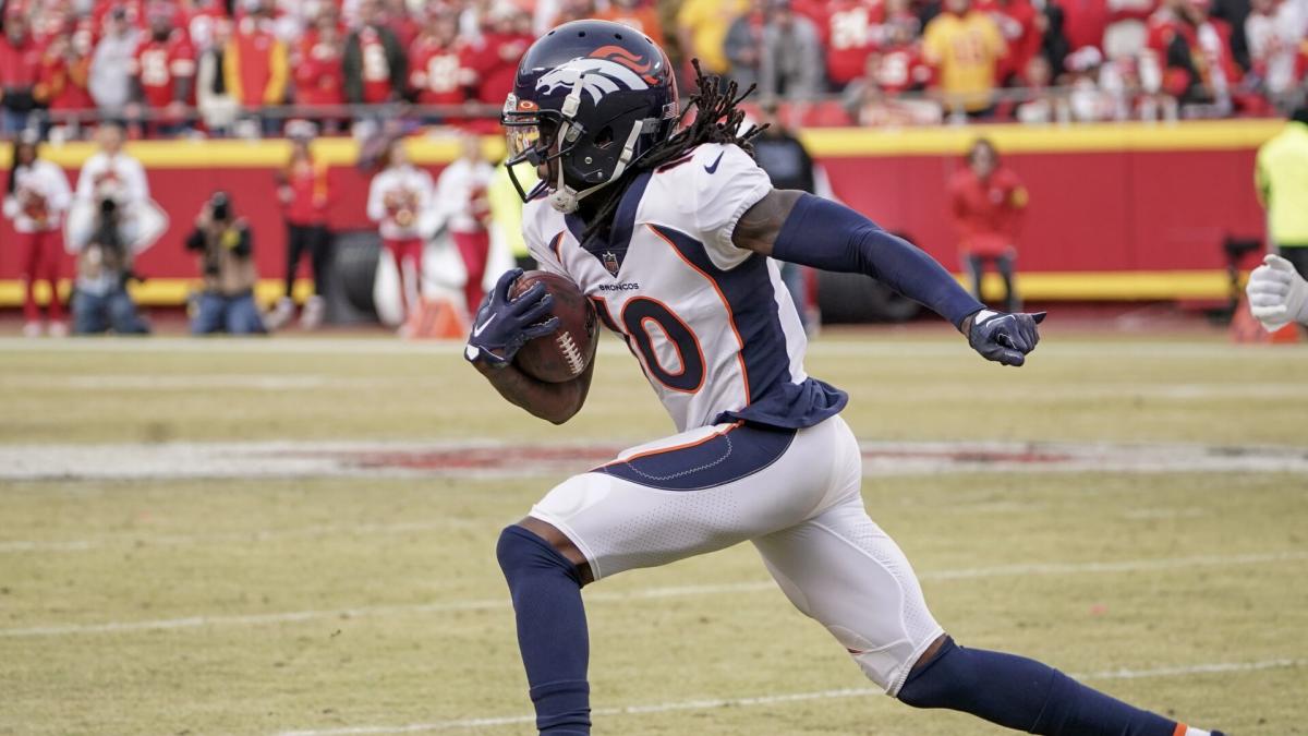 Broncos Briefs: Receiver Jerry Jeudy leaves practice early