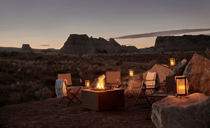 The exterior of the Amangiri resort in Canyon Point