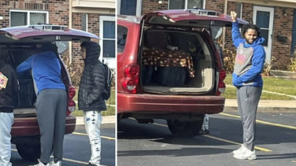 Photos of suspects Darnell Bishop, in the blue sweatshirt, and Dontrell Nance, in the black jacket and backpack. (Courtesy: U.S. District Court Western District of Michigan)