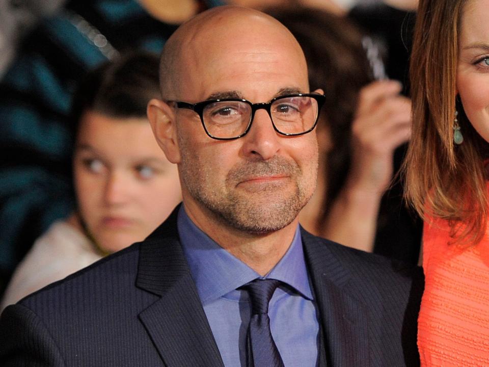 Stanley Tucci at the LA premiere of "The Hunger Games" in March 2012.