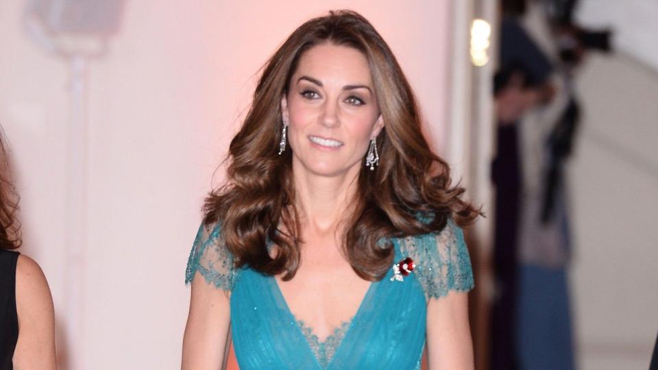 The Duchess of Cambridge rewore her gorgeous Jenny Packham dress for a special event with husband Prince William.