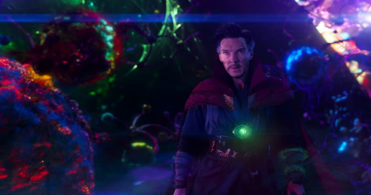 Doctor Strange encounters the Dark Dimension